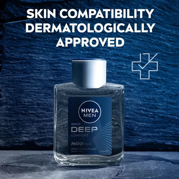 Nivea Men DEEP After Shave Lotion Antibacterial Formula with Black Carbon & Woody Scent 100 ml (8)