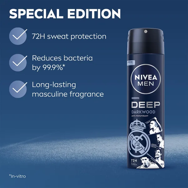 Nivea Men Deep MaxxTech Darkwood Spray with Black Carbon 150 ml (7)
