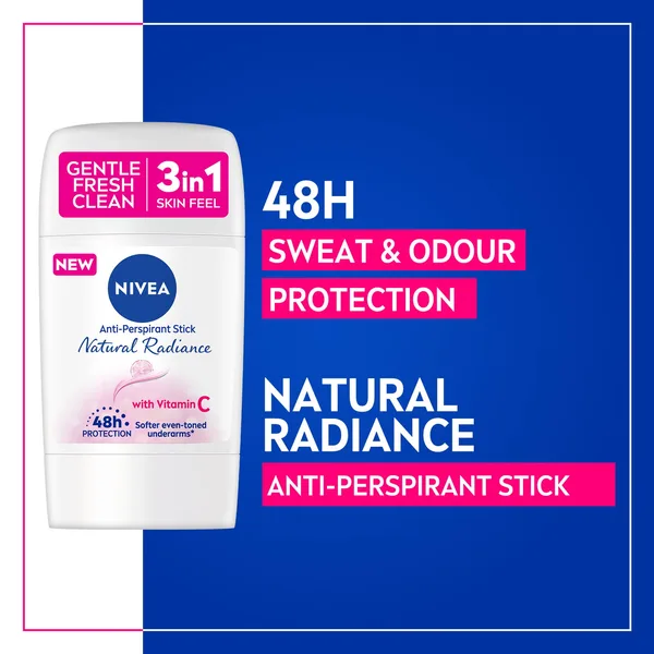 Nivea Natural Radiance Antiperspirant Stick for Women 50 ml (4)