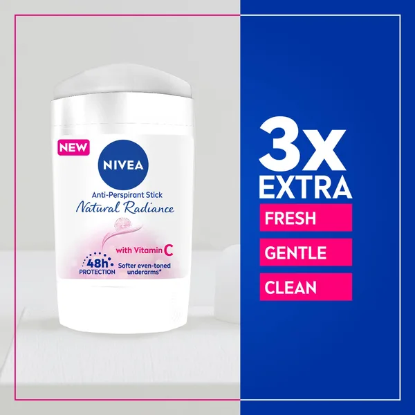 Nivea Natural Radiance Antiperspirant Stick for Women 50 ml (6)