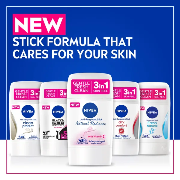 Nivea Natural Radiance Antiperspirant Stick for Women 50 ml (9)
