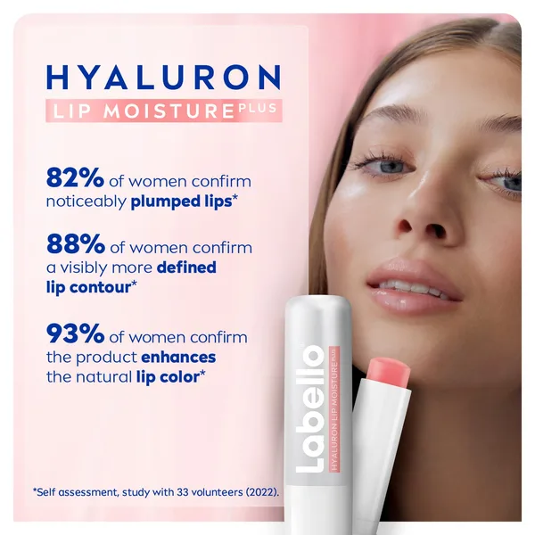 Labello Lip Balm Hyaluron Lip Moisture Plus Sheer Rosé 5.2g (7)