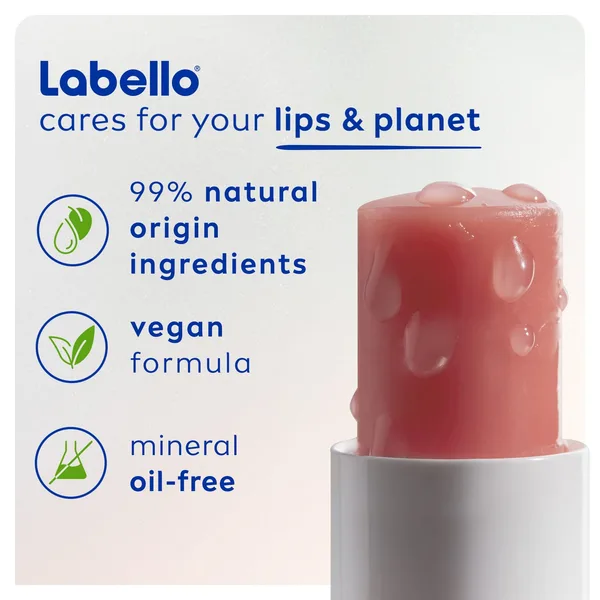 Labello Lip Balm Hyaluron Lip Moisture Plus Sheer Rosé 5.2g (8)