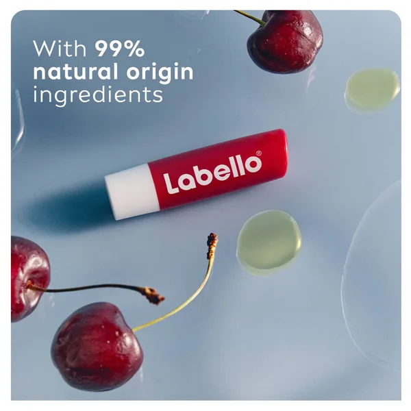 Labello Lip Balm Cherry Shine 24H Melt-In Moisture with Shea Butter and Natural Oils 4.8 g (3)