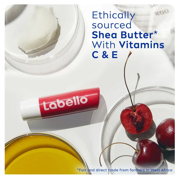 Labello Lip Balm Cherry Shine 24H Melt-In Moisture with Shea Butter and Natural Oils 4.8 g (4)