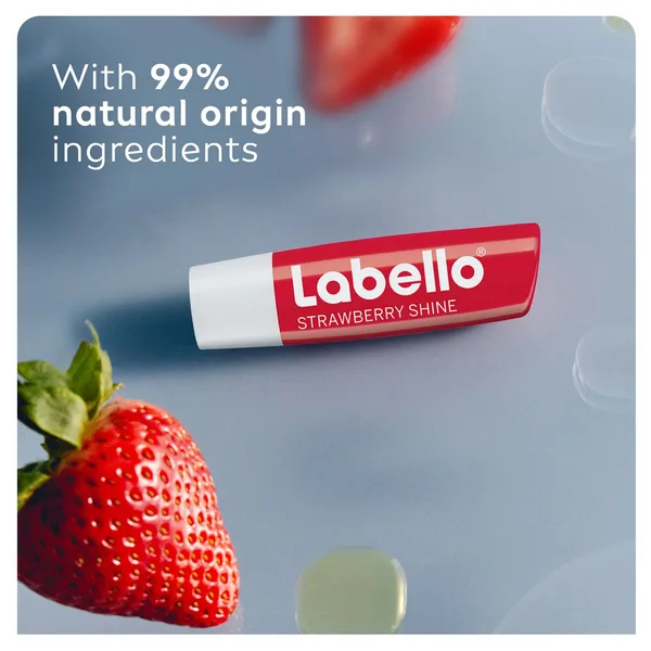 Labello Lip Balm Strawberry Shine 24H Melt-In Moisture with Shea Butter and Natural Oils 4.8 g (3)