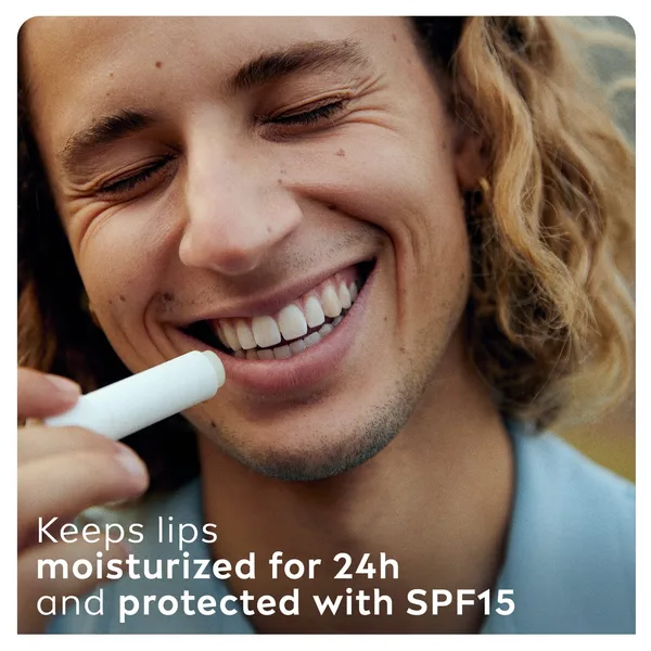 Labello Lip Balm Men Active SPF15 24H Melt-In Moisture with Shea Butter and Natural Oils 4.8 g (2)