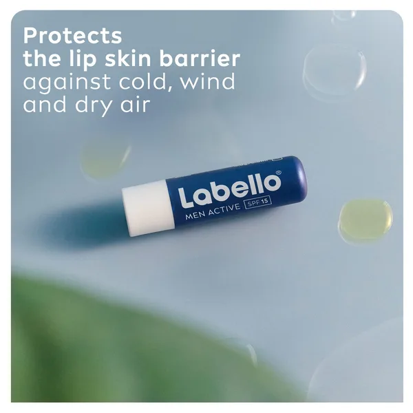 Labello Lip Balm Men Active SPF15 24H Melt-In Moisture with Shea Butter and Natural Oils 4.8 g (3)