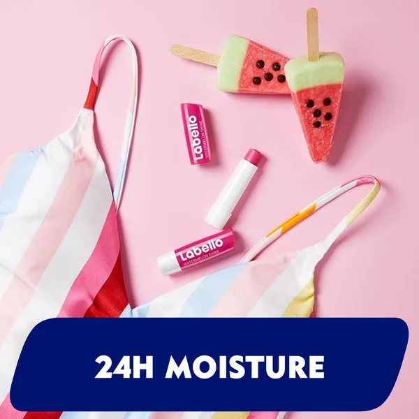 Labello Lip Balm Watermelon Shine 24H Melt-In Moisture with Shea Butter and Natural Oils 4.8 g (2)