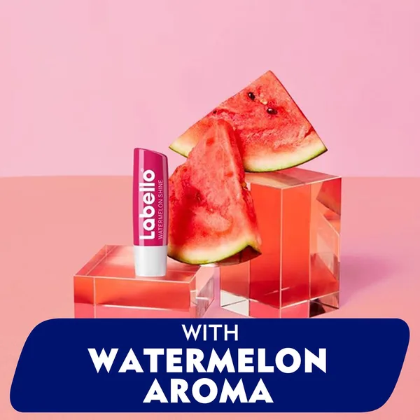 Labello Lip Balm Watermelon Shine 24H Melt-In Moisture with Shea Butter and Natural Oils 4.8 g (4)