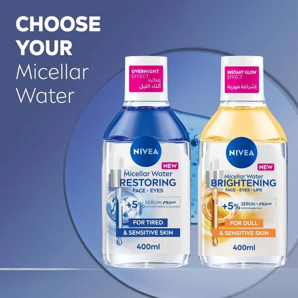 Nivea Brightening Micellar Water Cleanses Brightens & Removes Make Up 400 ml (9)