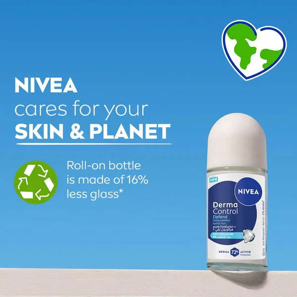 Nivea Derma Control Defend 72H Anti-Perspirant Roll-On For Women 50 ml (9)