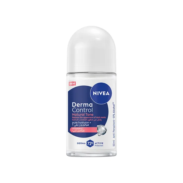 Nivea Derma Control Natural Tone 72H Anti-Perspirant Roll-On For Women 50 ml (2)
