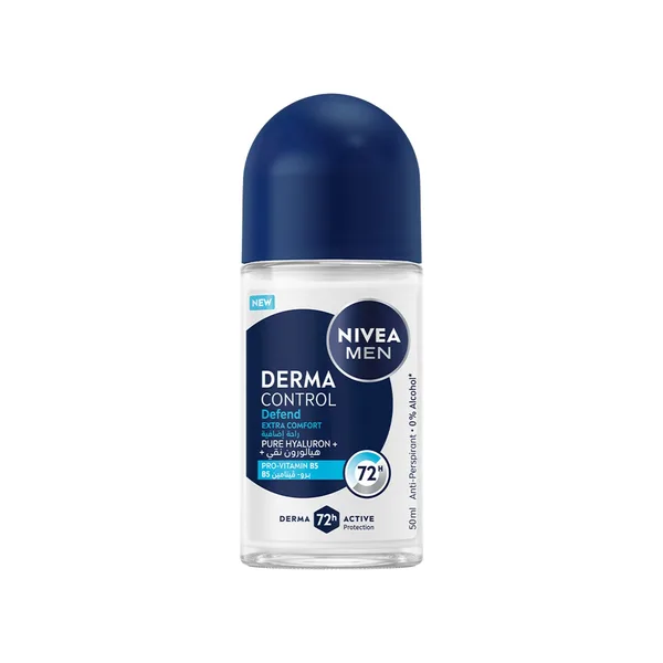 Nivea Derma Control Defend 72H Anti-Perspirant Roll-On For Men 50 ml (2)