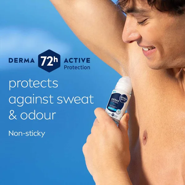 Nivea Derma Control Defend 72H Anti-Perspirant Roll-On For Men 50 ml (6)