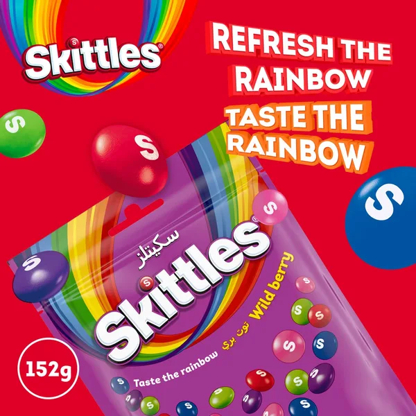 Skittles Wild Berry Candy Bag 152 g (2)
