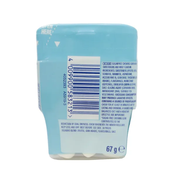 Wrigley's Extra Plus Hydro Gum Peppermint Flavour Sugar Free 30 pcs 67 g (2)