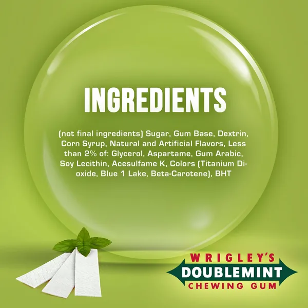 Wrigley's Doublemint Chewing Gum 5 pcs (5)