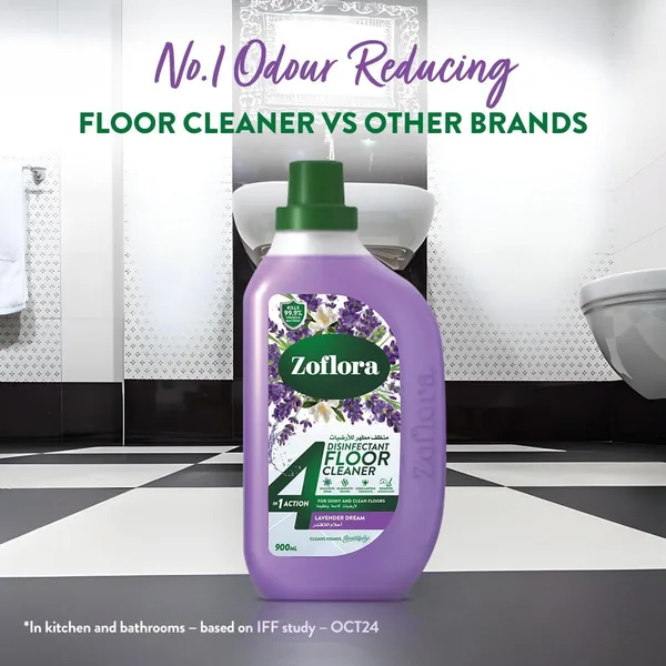 Zoflora Lavender Dream 4in1 Disinfectant Floor Cleaner 900 ml (5)