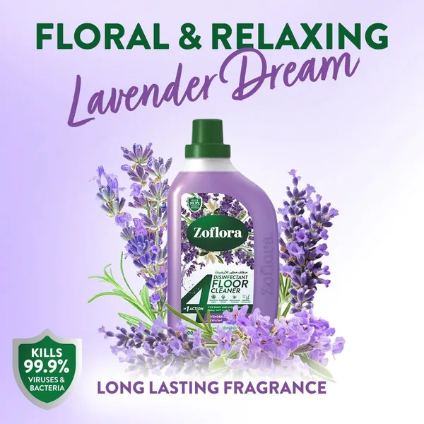 Zoflora Lavender Dream 4in1 Disinfectant Floor Cleaner 900 ml (7)