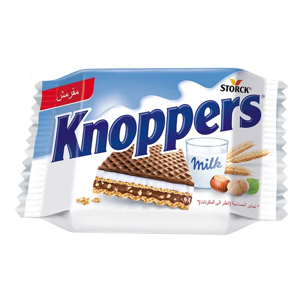 Storck Knoppers Milk & Hazelnut Wafer 75 g (2)