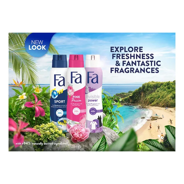Fa Caribbean Wave Deodorant Spray 150 ml (2)
