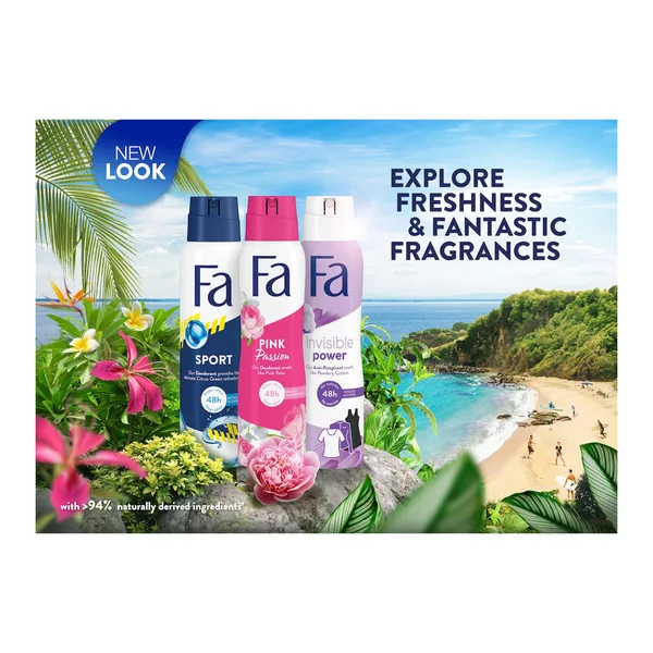 Fa Floral & Protect Orchid & Viola Anti-Perspirant Deo Spray 150 ml (2)