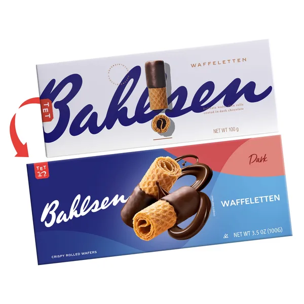 Bahlsen Dark Waffleletten Choco Wafer Rolls 100 g (4)