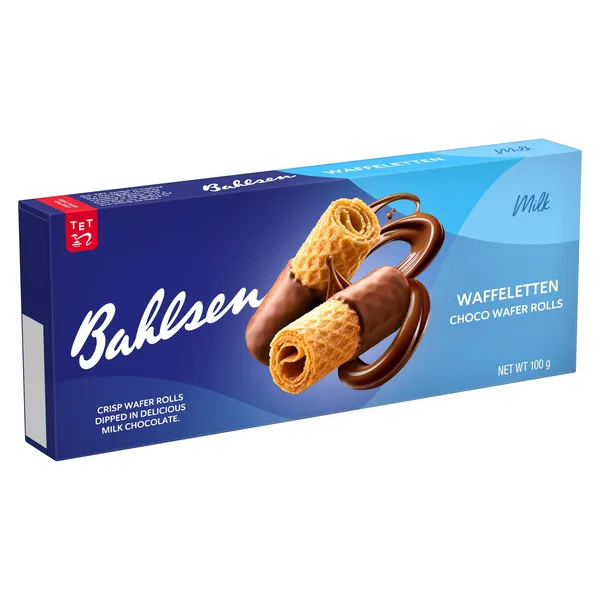Bahlsen Milk Waffeleten Choco Wafer Rolls 100 g (3)