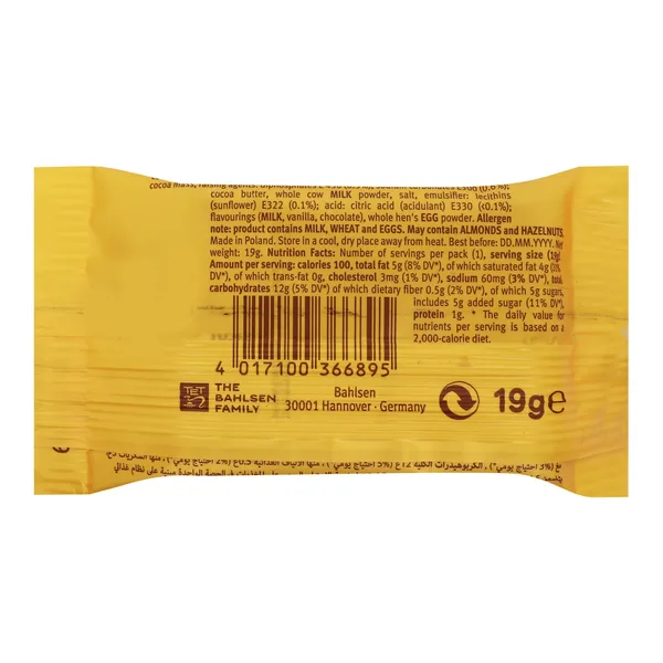 Bahlsen Leibniz Choco Cream Biscuits 19 g (2)