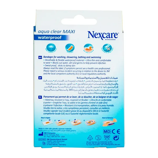 Nexcare 3M Aqua Clear Maxi Waterproof Bandage 10 pcs (2)