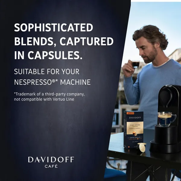 Davidoff Coffee Fine Aroma Espresso Elegant & Fragrant Coffee Capsules 10 pcs 55 g (2)