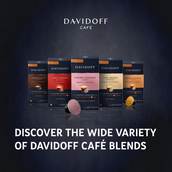 Davidoff Coffee Crema Elegant Lungo Harmonious & Aromatic Coffee Capsules 10 pcs 55 g (6)