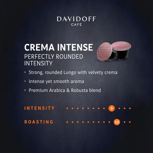 Davidoff Coffee Crema Intense Lungo Smooth & Rounded Coffee Capsules 10 pcs 55 g (4)