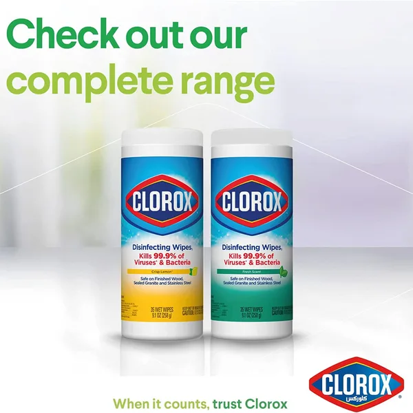 Clorox Disinfecting Wet Wipes Fresh Scent 35 pcs (11)