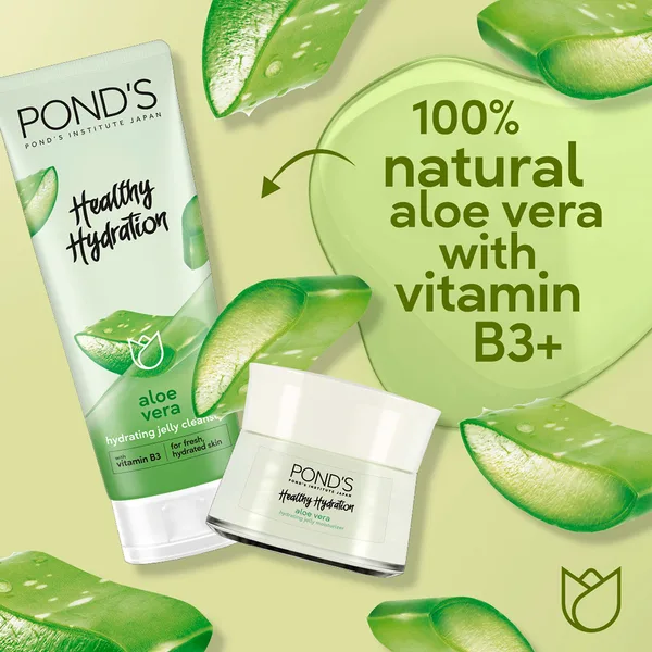 Pond's Healthy Hydration Aloe Vera Jelly Cleanser 100 g (6)
