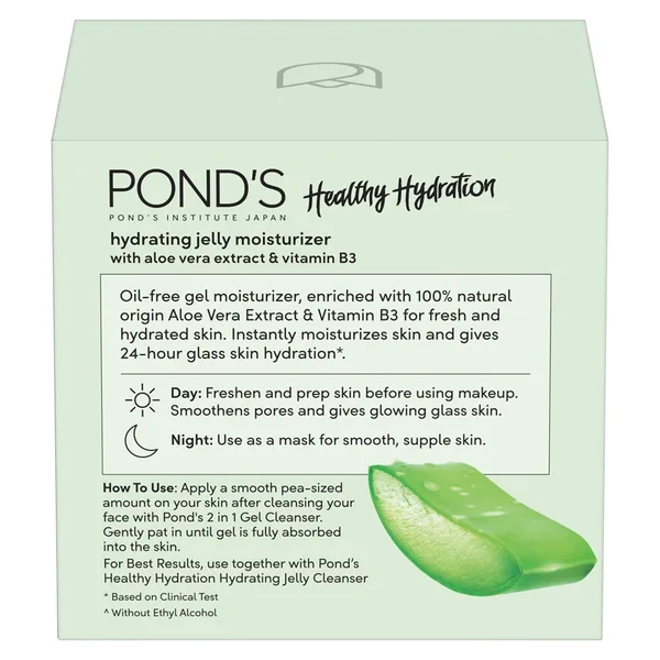 Pond's Healthy Hydration Aloe Vera Jelly Moisturizer 50 g (2)