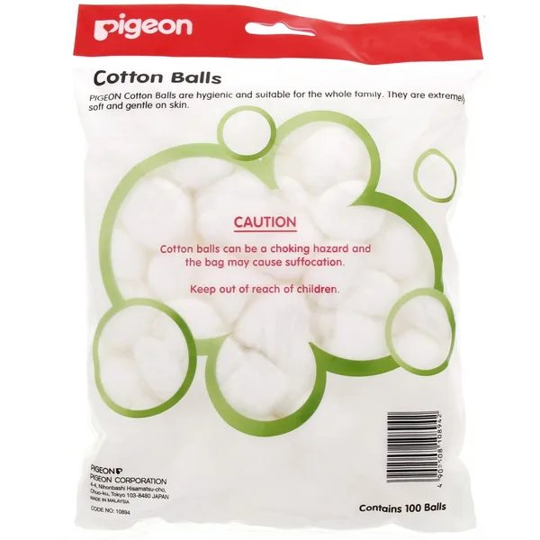 Pigeon Cotton Balls 100pcs (2)