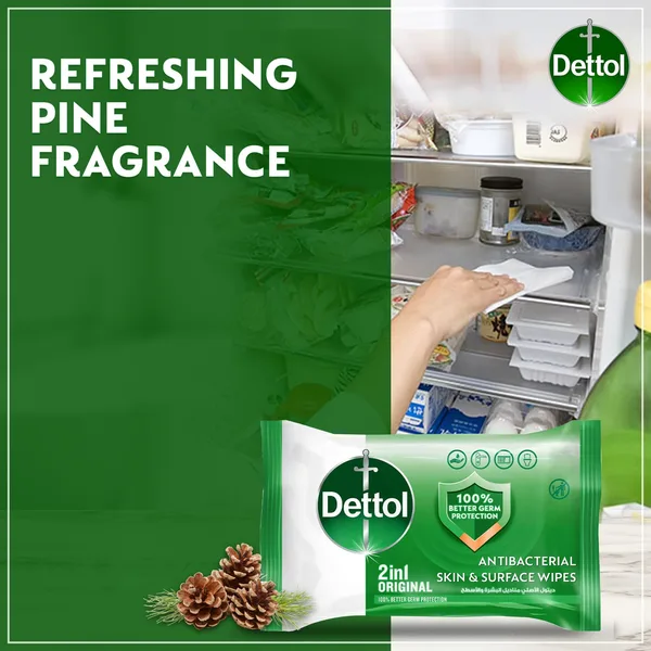 Dettol Original Anti-Bacterial Skin and Surface Wipes 40 pcs (4)
