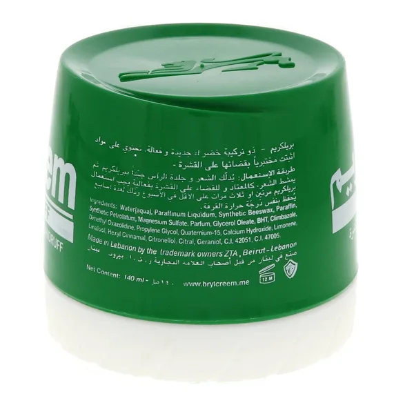 Brylcreem Anti-Dandruff Hair Cream Green 140 ml (2)