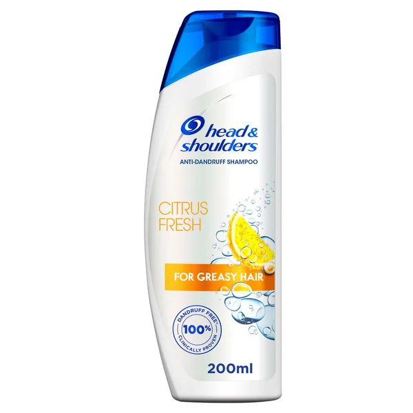 Head & Shoulders Citrus Fresh Anti-Dandruff Shampoo for Greasy Hair 200 ml
