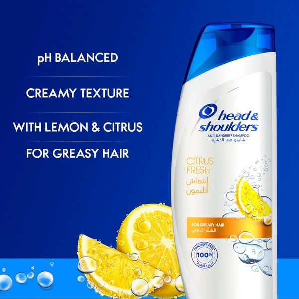 Head & Shoulders Citrus Fresh Anti-Dandruff Shampoo for Greasy Hair 200 ml (5)