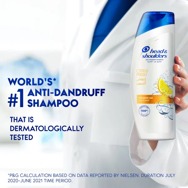 Head & Shoulders Citrus Fresh Anti-Dandruff Shampoo for Greasy Hair 200 ml (7)