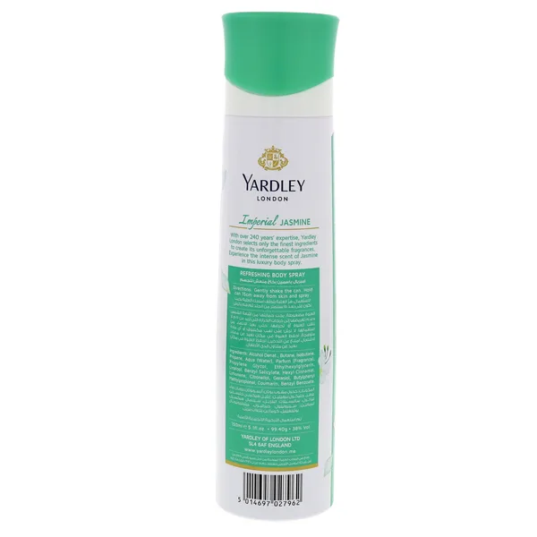 Yardley Imperial Jasmine Refreshing Body Spray 150 ml (2)