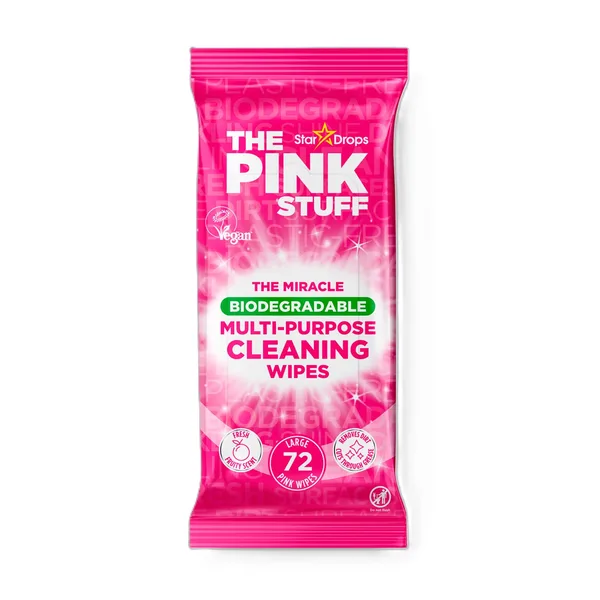 مناديل مبللة متعددة الاغراض 12 حبه - the pink stuf