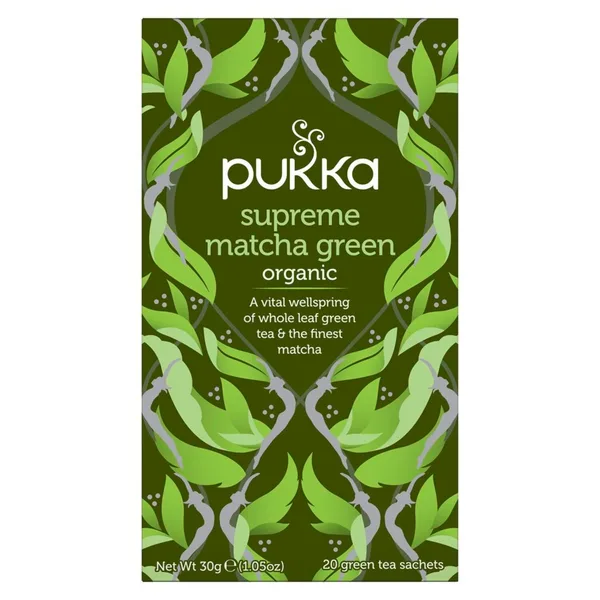 Pukka Organic Herbal Green Tea Supreme Matcha Green 20pcs (2)