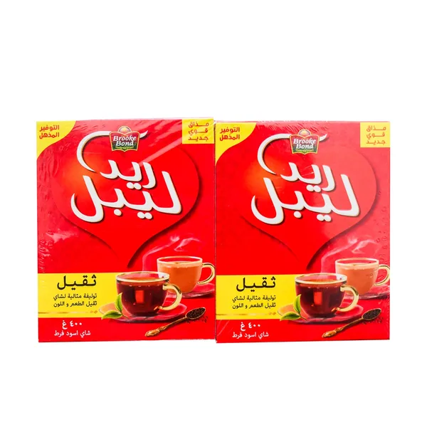 Brooke Bond Red Label Indian Tea 2 x 400 g (2)
