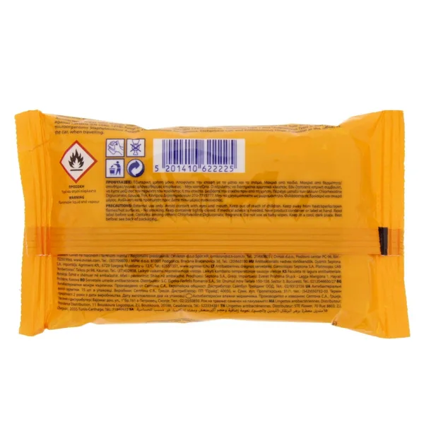 Septona Wet Wipes Orange blossom 15's (2)