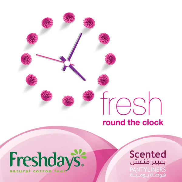 Sanita Freshdays Panty Liners Scented 52 + 20pcs (5)