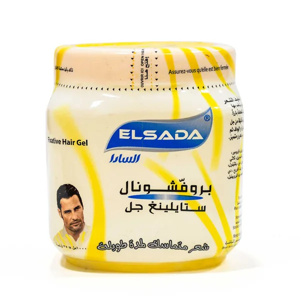 Elsada Professional Styling Gel Yellow 1 Litre (2)